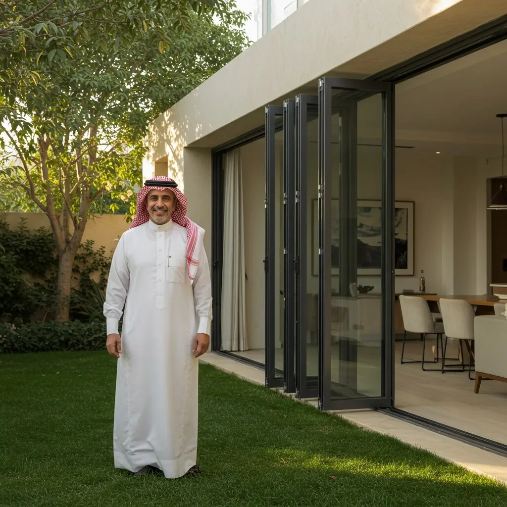 upvc-folding-doors أبواب -garden upvc-folding-doors أبواب -garden