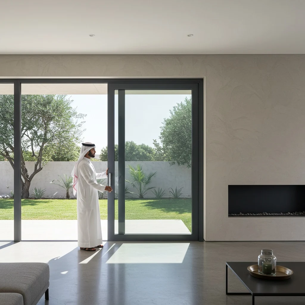 upvc-stacking-doors أبواب -open close upvc-stacking-doors أبواب -open close