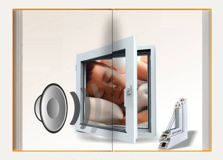 أنظمة نوافذ وأبواب UPVC - عزل الصوت أنظمة نوافذ وأبواب UPVC - عزل الصوت